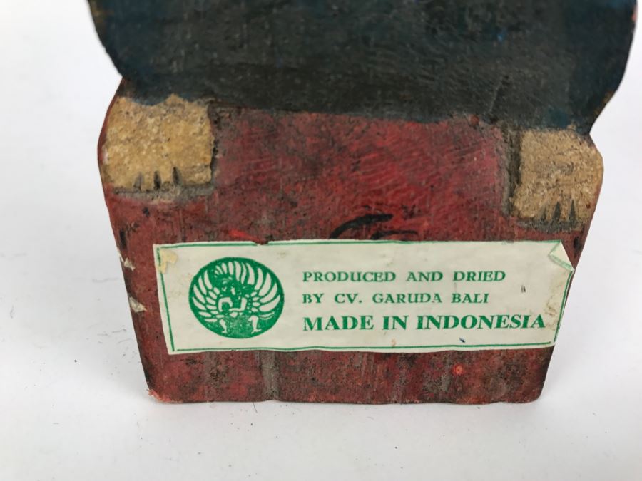 Vintage Indonesian Wood Carving Statue [Photo 8]