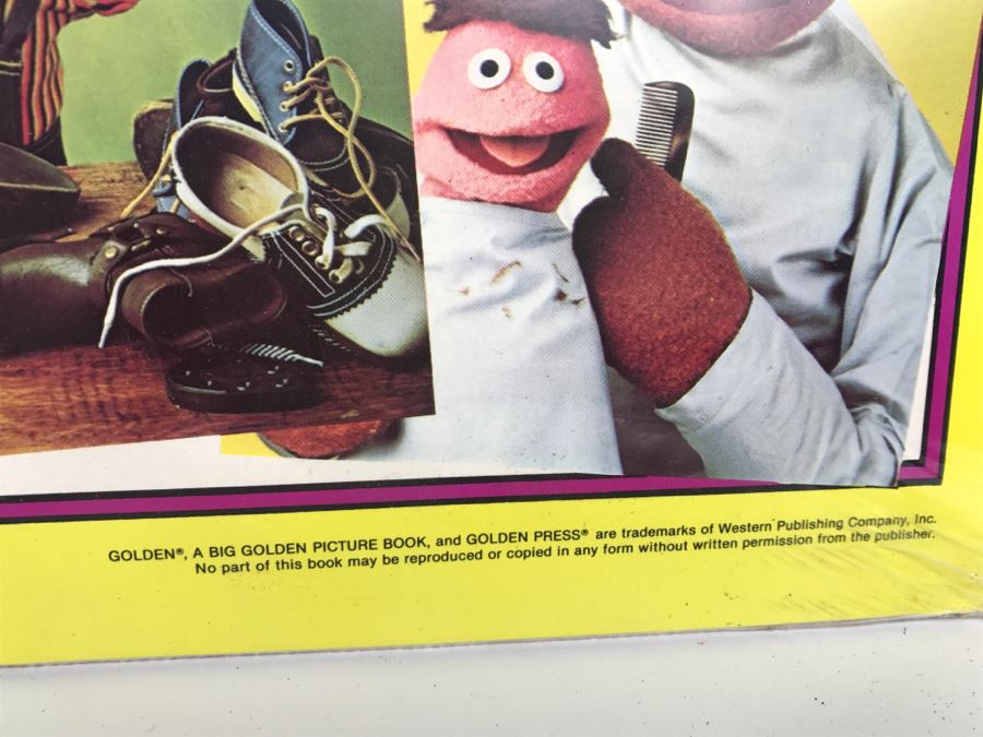 Set Of 3 New Big Golden Picture Books Sesame Street People In Your Neighborhood Featuring Jim Henson's Muppets [Photo 7]