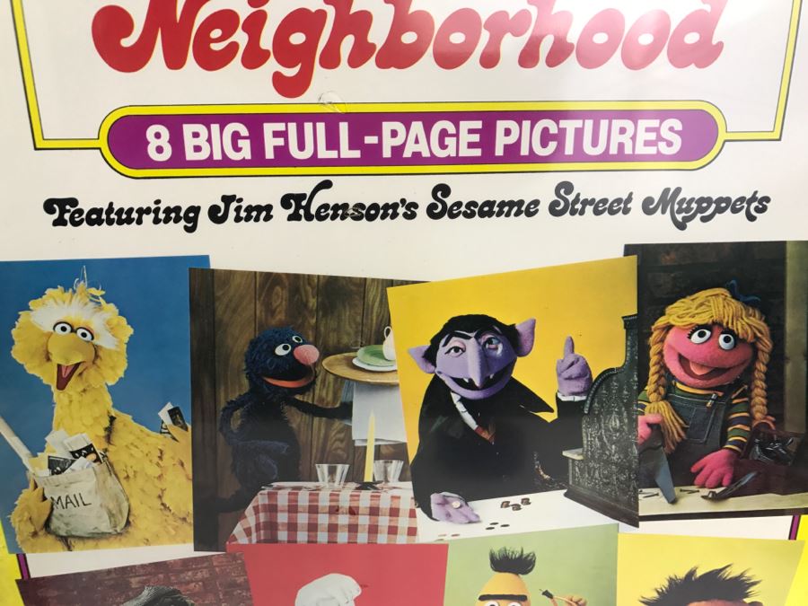 Set Of 3 New Big Golden Picture Books Sesame Street People In Your Neighborhood Featuring Jim Henson's Muppets [Photo 3]