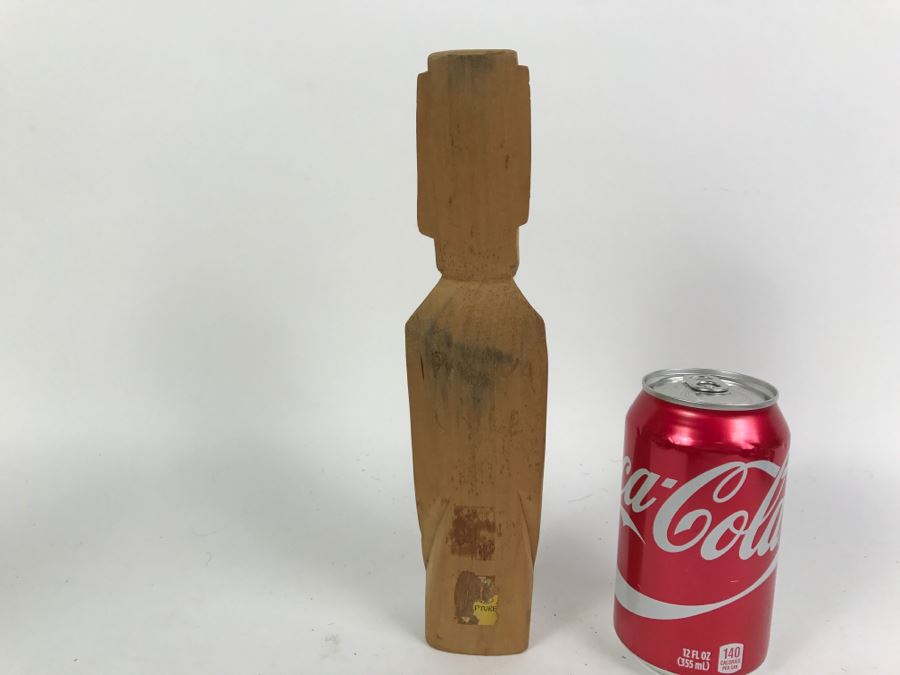 Vintage Carved Wood Easter Island Sculpture [Photo 4]