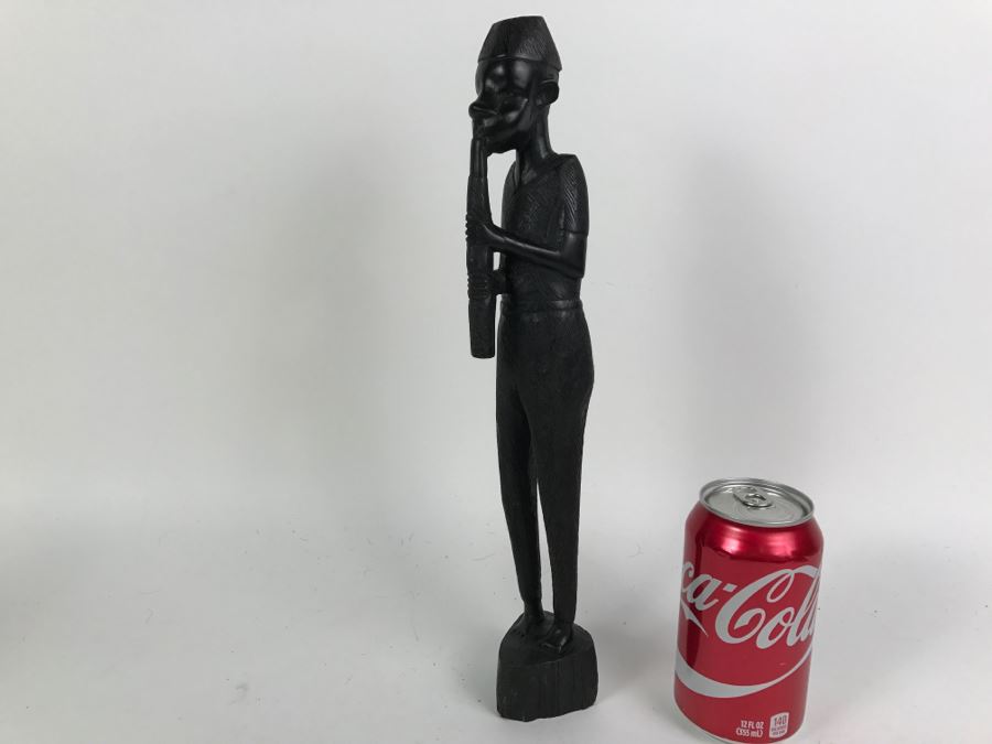 Hand Carved African Sculpture Kenya Genuine Besmo Product [Photo 1]