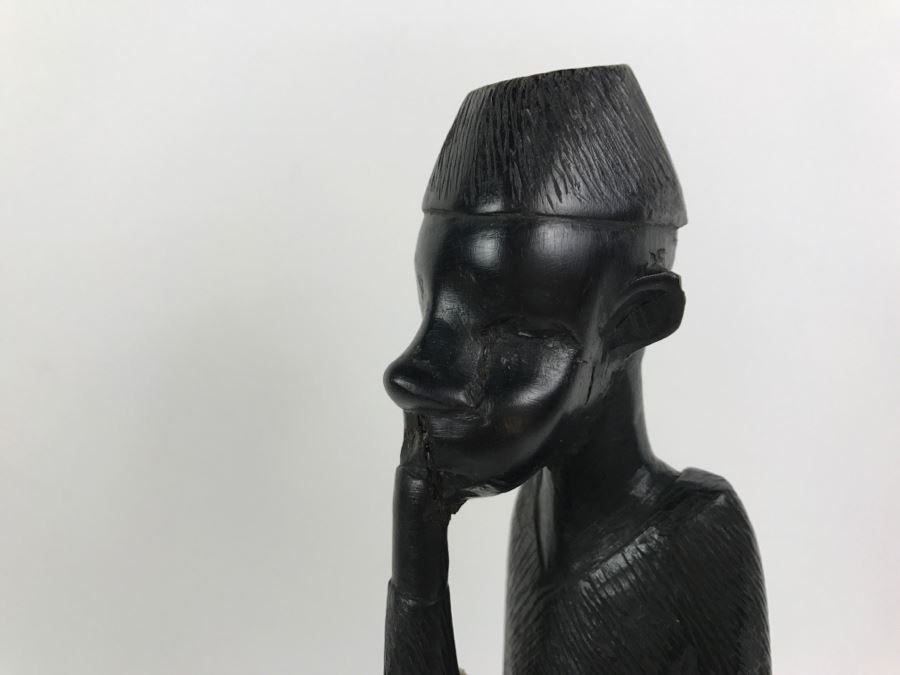 Hand Carved African Sculpture Kenya Genuine Besmo Product [Photo 2]