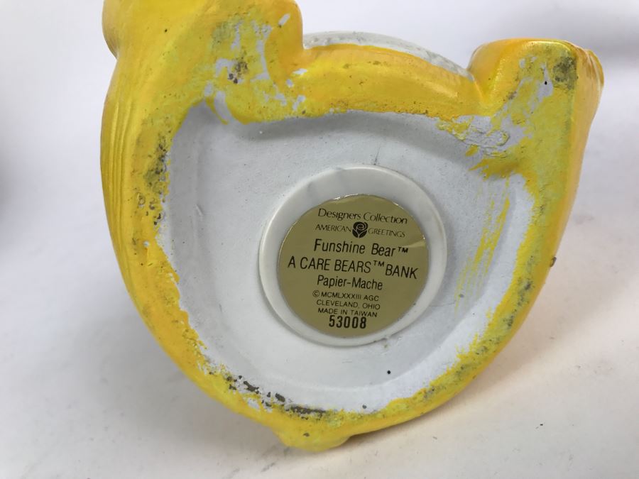 Vintage Care Bear Papier-Mache Bank [Photo 8]