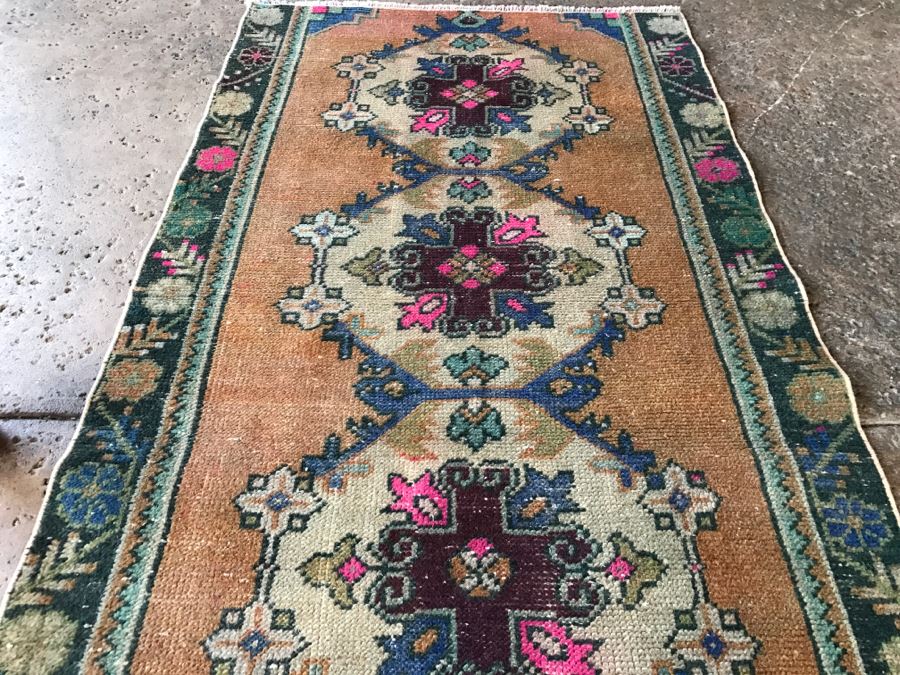 JUST ADDED - Vintage Turkish Rug 3' X 6'3' [Photo 6]