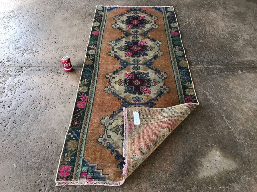 JUST ADDED - Vintage Turkish Rug 3' X 6'3' [Photo 8]