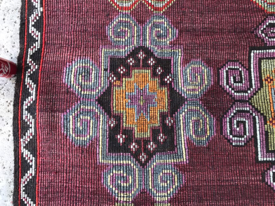 Vintage Turkish Kilim Rug 6'10' X 9'1' [Photo 5]