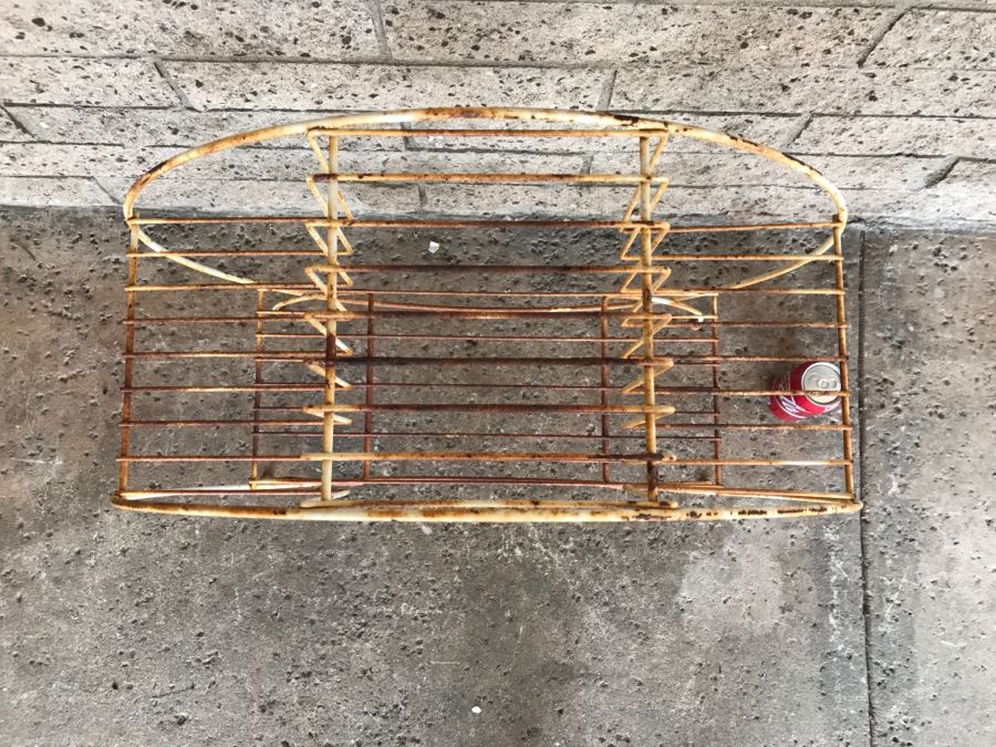 Mid-Century Modern Metal Shelf - 2'1'W X 10'D X 2'4'H [Photo 7]