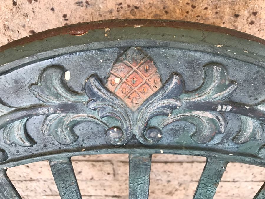 Set Of 4 Outdoor Metal Armchairs - 1'11'W X 2'D X 3'2'H [Photo 5]