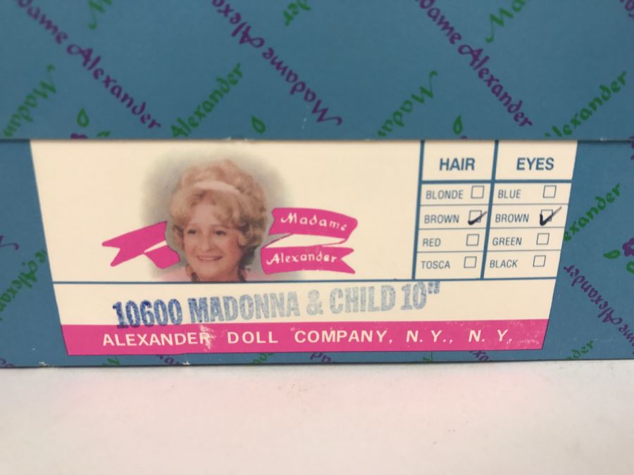 Vintage Madame Alexander Doll Madonna & Child 10' New In Box [Photo 6]