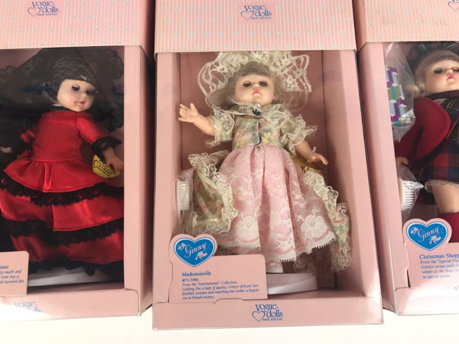 Set Of (8) Vintage Ginny Vogue Dolls New In Boxes [Photo 9]