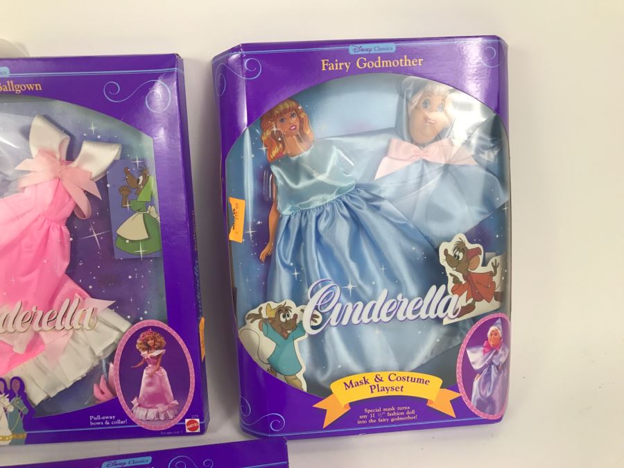 Collection Of Vintage Mattel Cinderella Outfits New In Box And Vintage Cinderella Doll New In Box [Photo 14]