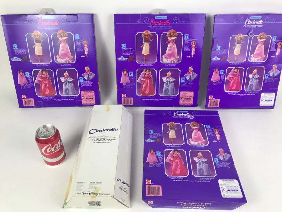 Collection Of Vintage Mattel Cinderella Outfits New In Box And Vintage Cinderella Doll New In Box [Photo 20]