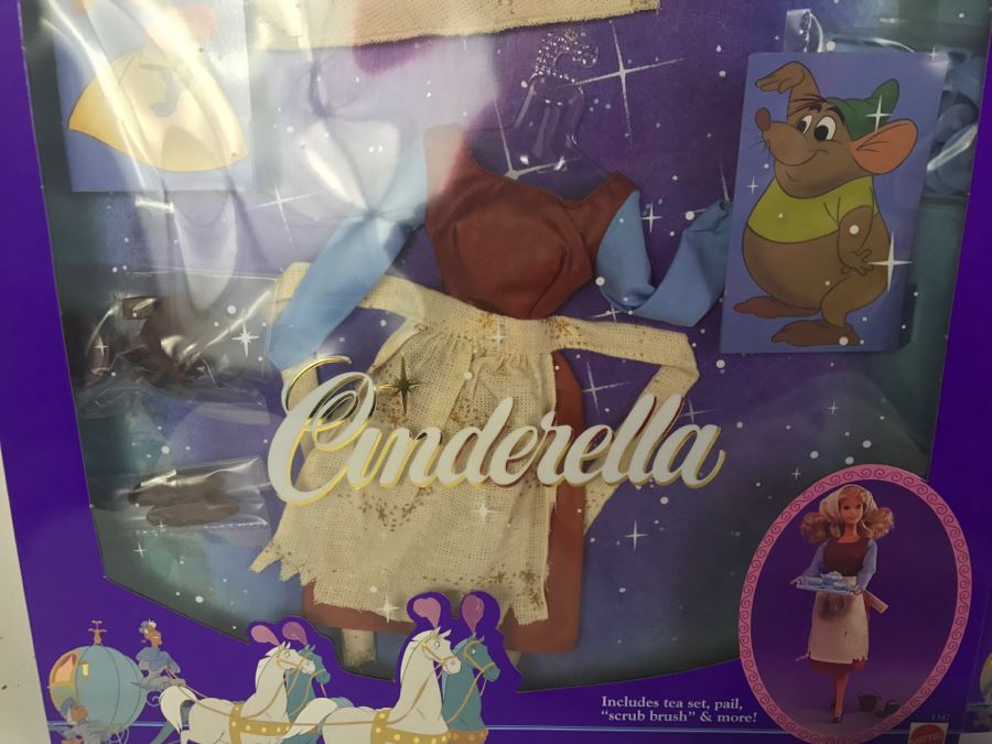 Collection Of Vintage Mattel Cinderella Outfits New In Box And Vintage Cinderella Doll New In Box [Photo 19]