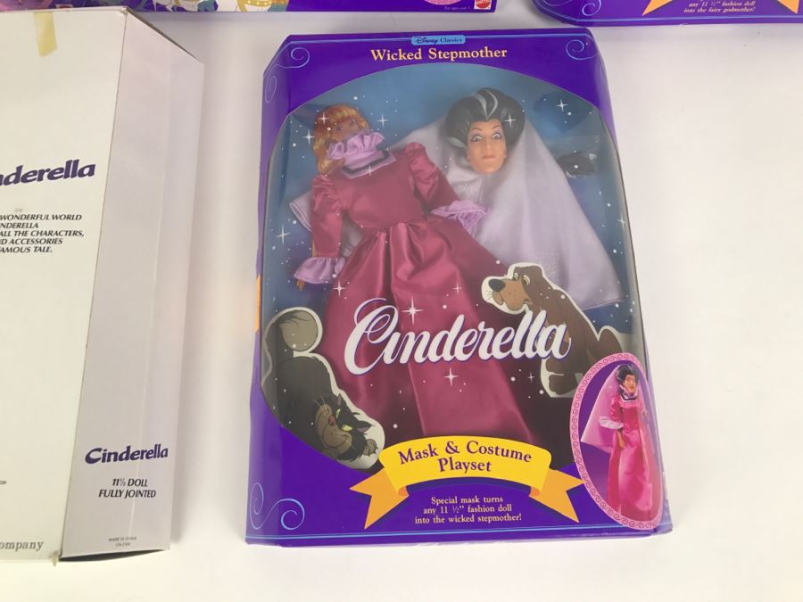 Collection Of Vintage Mattel Cinderella Outfits New In Box And Vintage ...