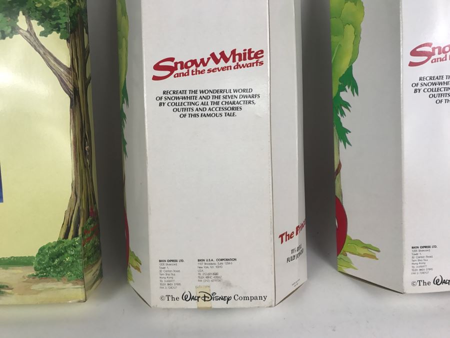 (3) Vintage Snow White And The Seven Dwarfs Dolls New In Boxes [Photo 15]