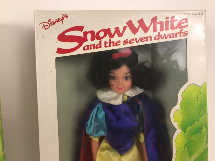 (3) Vintage Snow White And The Seven Dwarfs Dolls New In Boxes [Photo 10]
