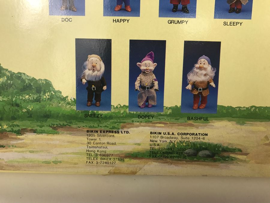 (3) Vintage Snow White And The Seven Dwarfs Dolls New In Boxes [Photo 14]