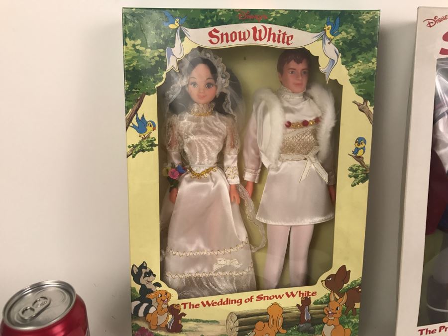 (3) Vintage Snow White And The Seven Dwarfs Dolls New In Boxes [Photo 2]