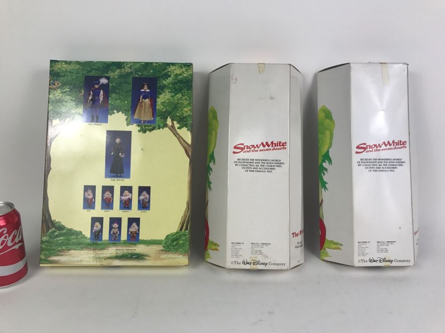 (3) Vintage Snow White And The Seven Dwarfs Dolls New In Boxes [Photo 12]