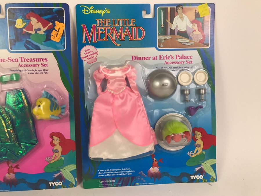 (2) Disney's The Little Mermaid Accessory Sets New In Packaging