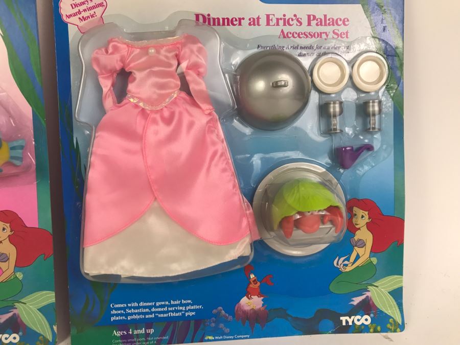 (2) Disney's The Little Mermaid Accessory Sets New In Packaging
