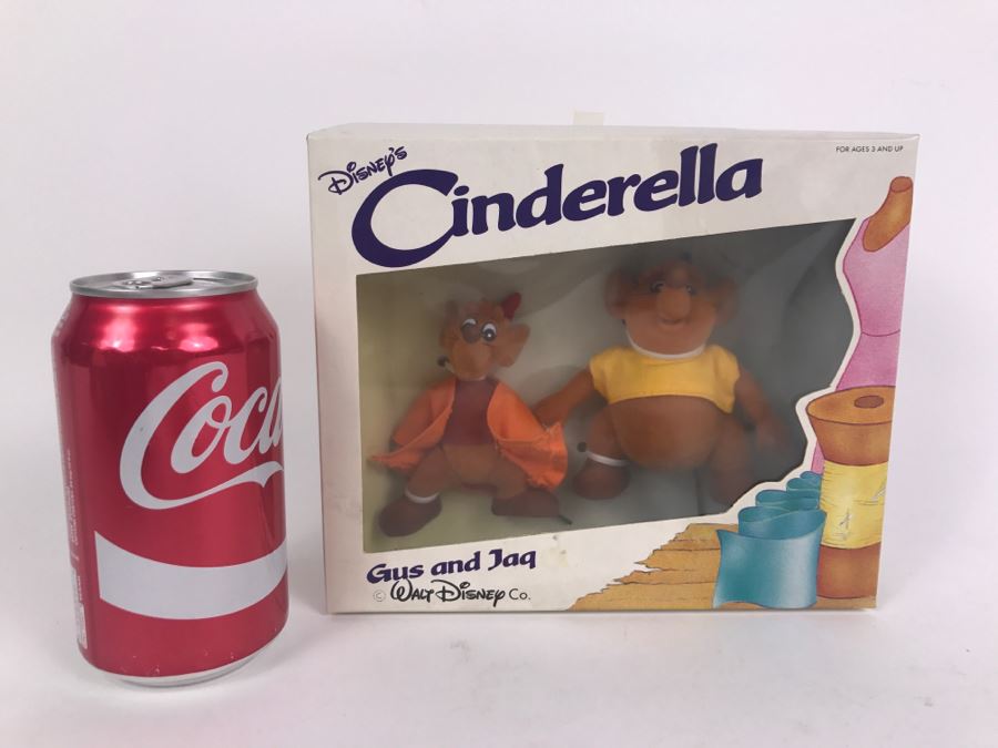 Vintage Disney's Cinderella Gus And Jaq New In Box [Photo 1]