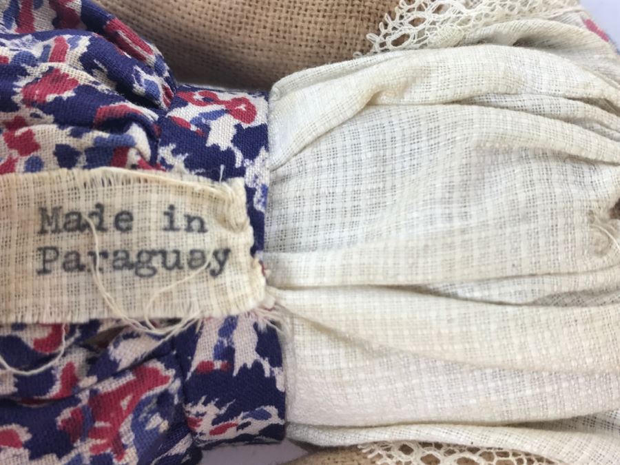 Vintage Women Smoking Cigar Paraguay Doll [Photo 8]