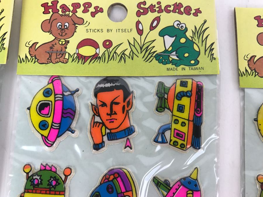 (14) New Vintage Stickers Star Trek, Robots, Animals [Photo 2]