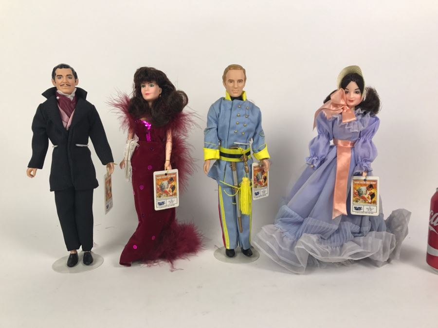 Set Of 4 Vintage Gone With The Wind Dolls