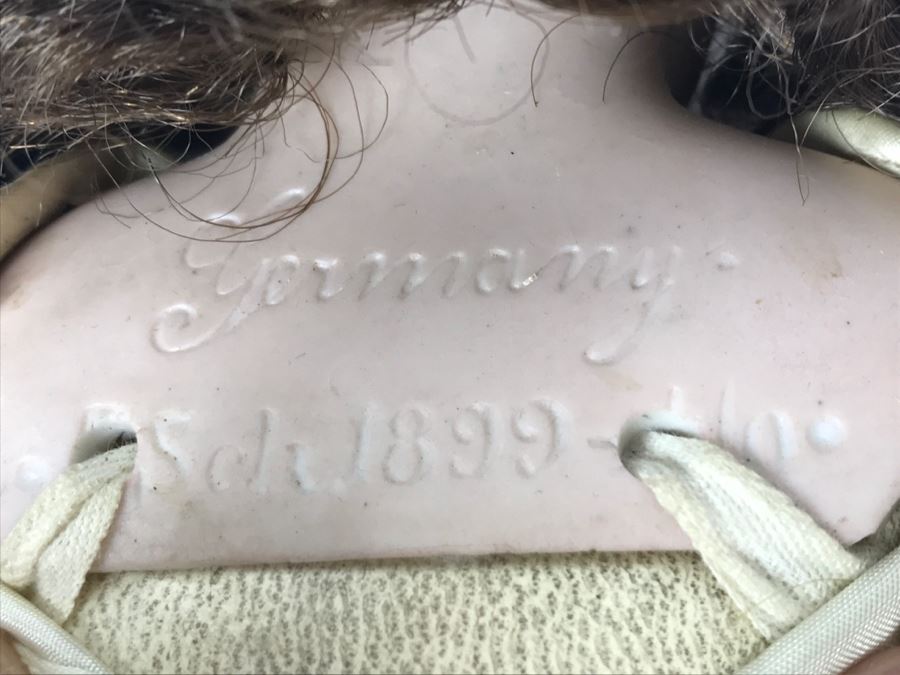 Vintage German Porcelain Doll Mold Says Germany 1899 [Photo 5]
