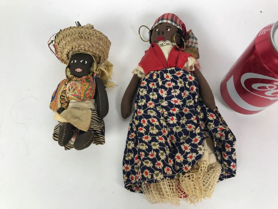 Pair Of Vintage Black Dolls [Photo 1]