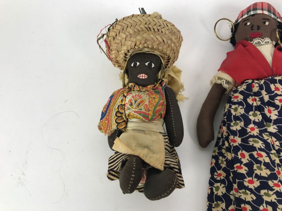Pair Of Vintage Black Dolls [Photo 2]
