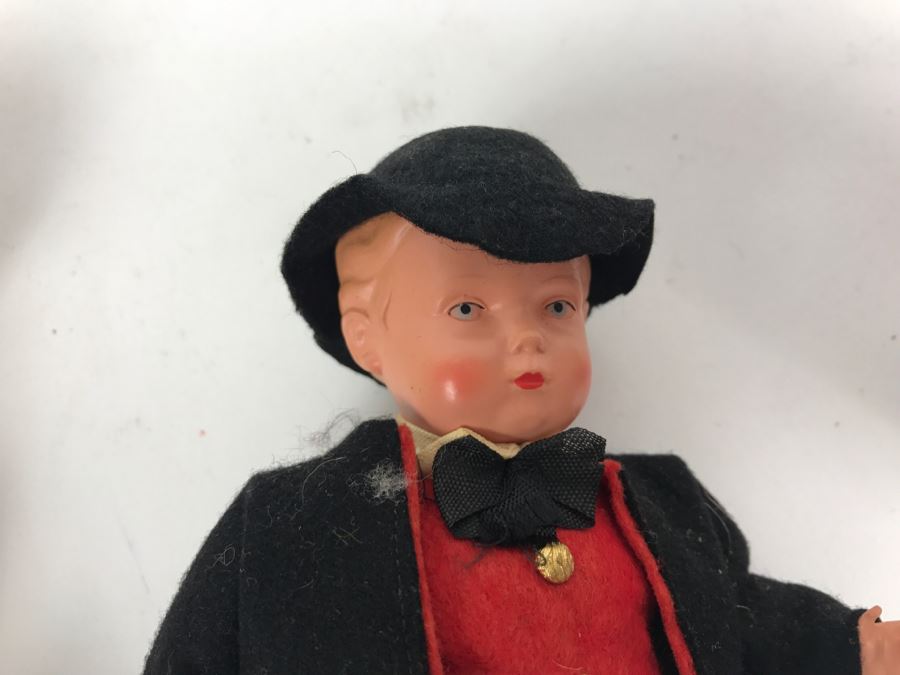 Pair Of Vintage German Celluloid Turtle Mark Dolls