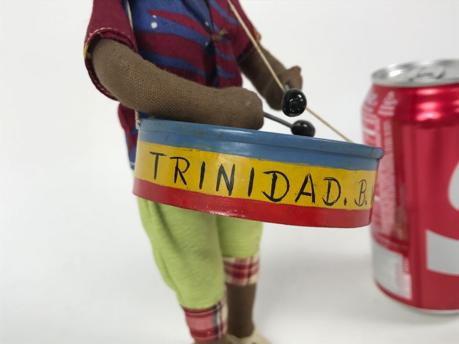 Vintage Trinidad Drummer Doll [Photo 2]