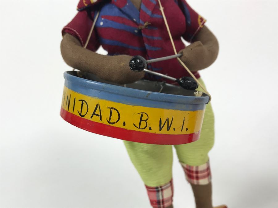 Vintage Trinidad Drummer Doll [Photo 3]