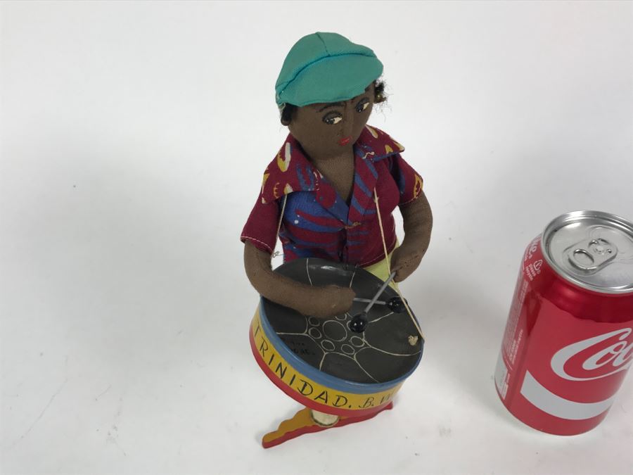 Vintage Trinidad Drummer Doll [Photo 4]