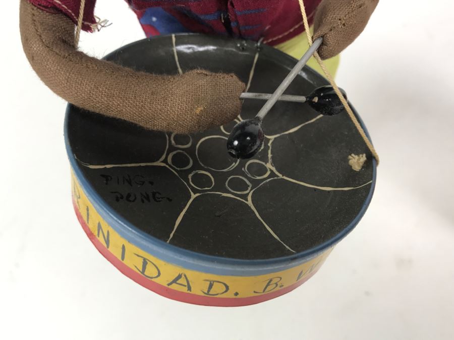 Vintage Trinidad Drummer Doll [Photo 5]