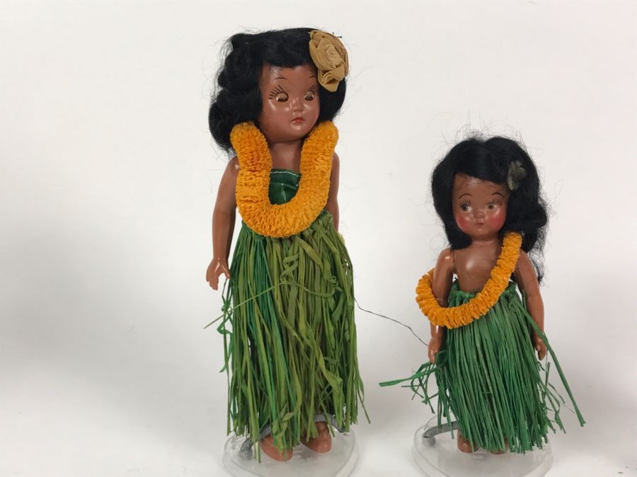 vintage hawaiian hula dolls