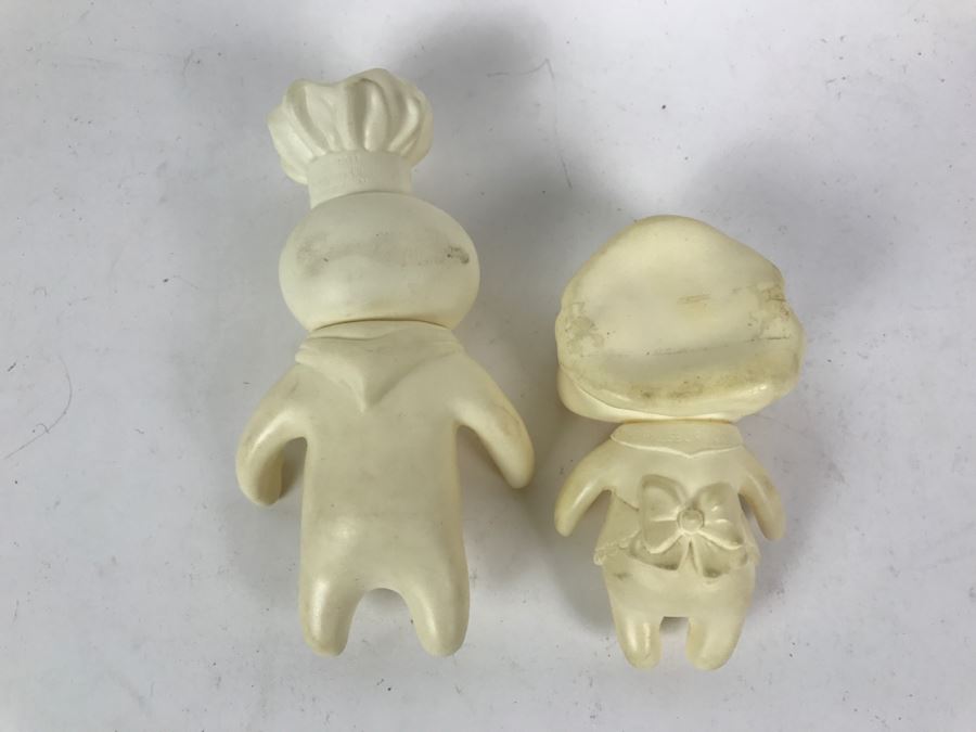 Vintage Pillsbury Doughboy And Pillsbury Doughgirl Vinyl Figurine Toy [Photo 3]