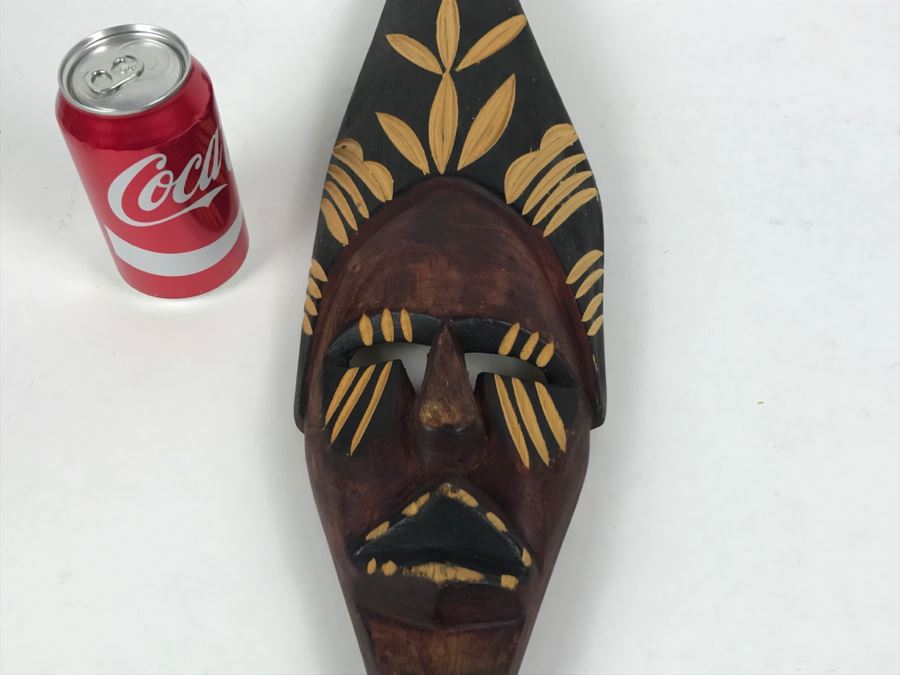 Vintage African Carved Wood Mask [Photo 4]