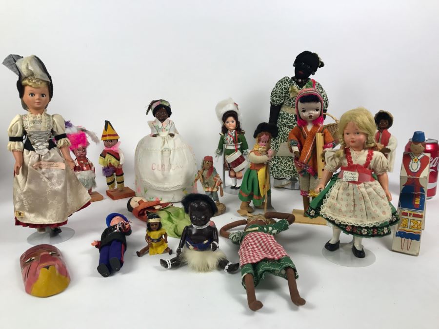 Collection Of Vintage International Dolls - See All Photos