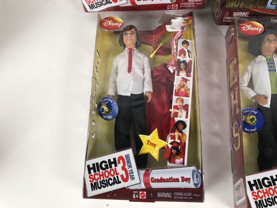 Set Of 4 Disney's High School Musical Dolls In Original Boxes [Photo 2]