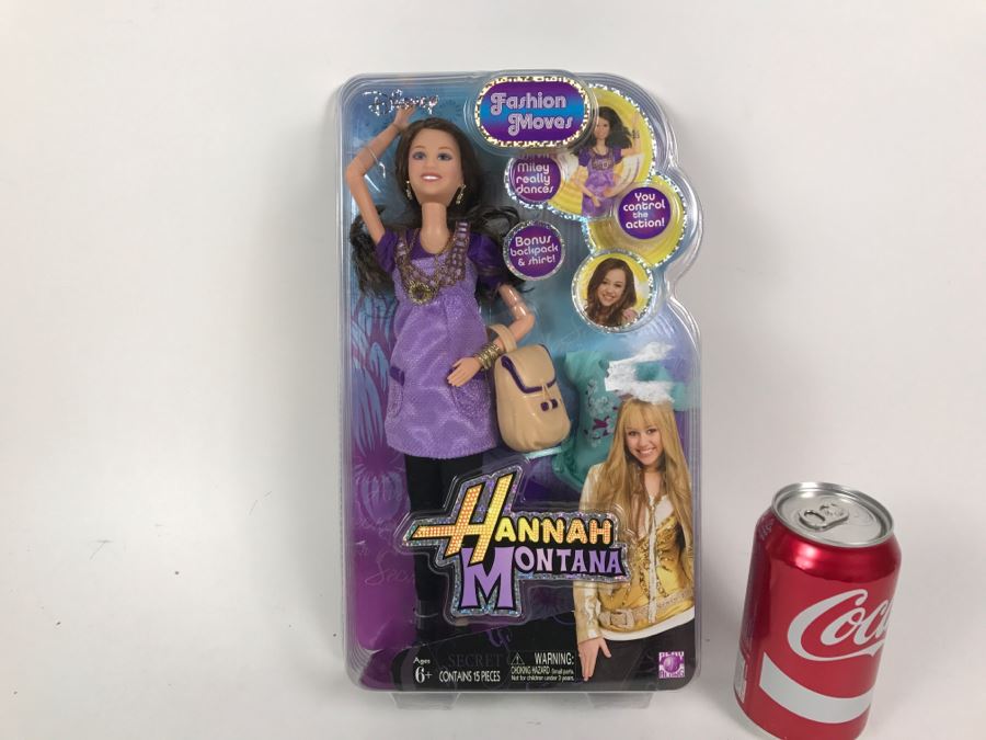 Hannah Montana Disney Fashion Moves Action Figure Doll New In Packaging ...