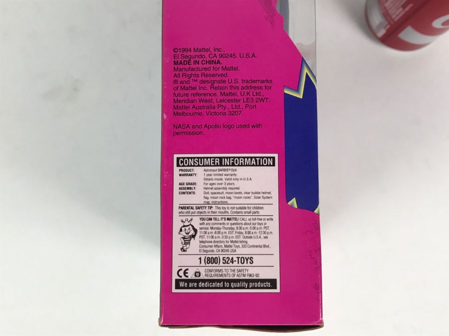 Astronaut Barbie Special Edition Mattel 12149 1994 New In Box [Photo 6]
