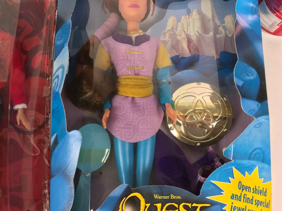 Warner Bros. Quest For Camelot Dream Seeker Kayley Doll New In Box And RBD Barbie Doll New In Box [Photo 3]