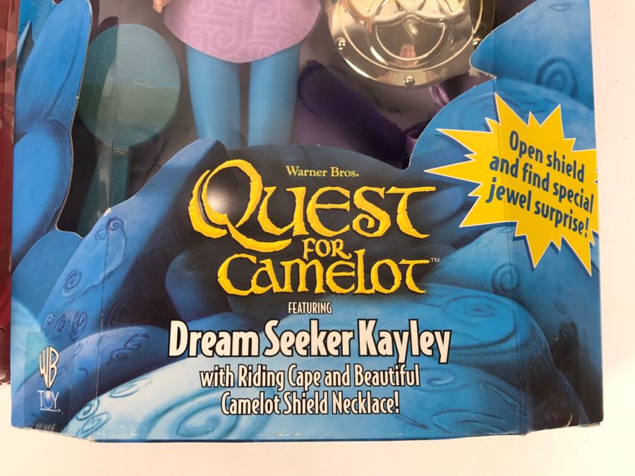 Warner Bros. Quest For Camelot Dream Seeker Kayley Doll New In Box And RBD Barbie Doll New In Box [Photo 4]