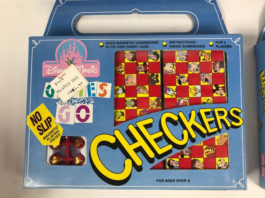 Complete Set Of (4) Disney Magic Games On The Go Travel Games [Photo 3]