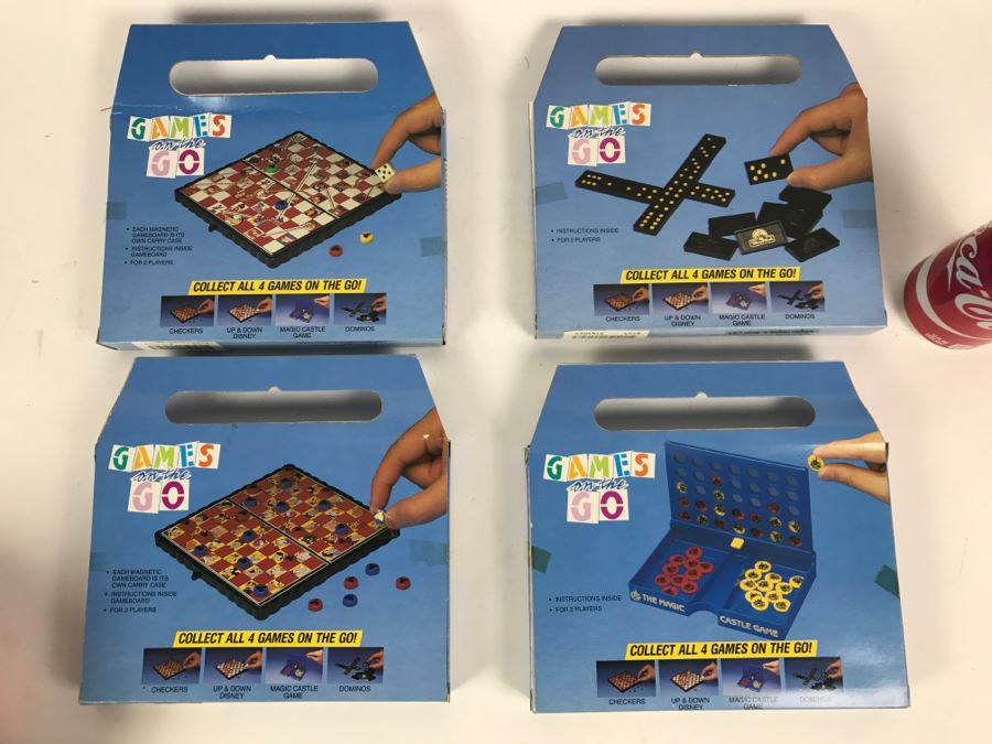 Complete Set Of (4) Disney Magic Games On The Go Travel Games [Photo 6]