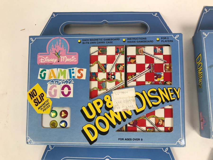 Complete Set Of (4) Disney Magic Games On The Go Travel Games [Photo 2]