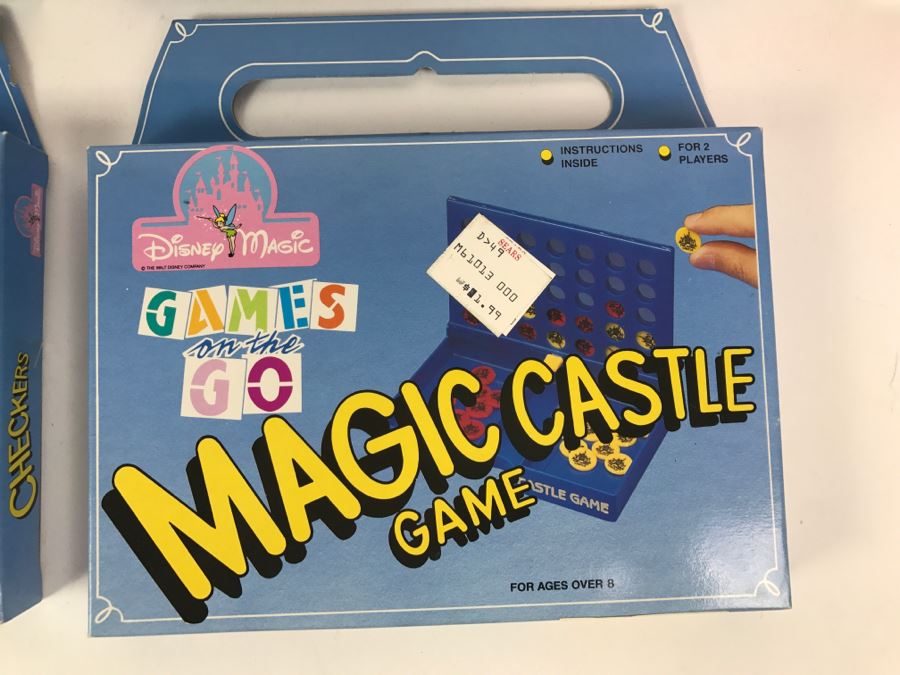 Complete Set Of (4) Disney Magic Games On The Go Travel Games [Photo 4]